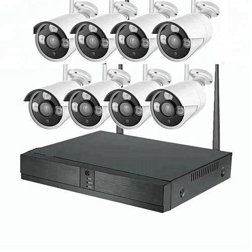 8 surveillance camera system wireless HD / waterproof