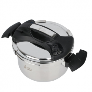 STAINLESS STEEL PRESSURE COOKER – STONE INTERIOR – 4, 6 AND 8 LITERS