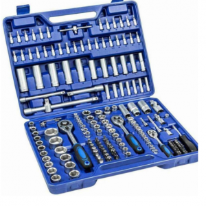 TecTake 171-piece ratchet wrench set compact socket wrench set 1/2, 3/8 and 1/4 inch