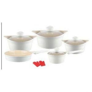 Pot set from Royal Swiss cast aluminum induction pots non-stick 11 pieces