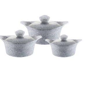 Royal Swiss - 6-piece ceramic pan set - all burners + Induction - Non-stick coating